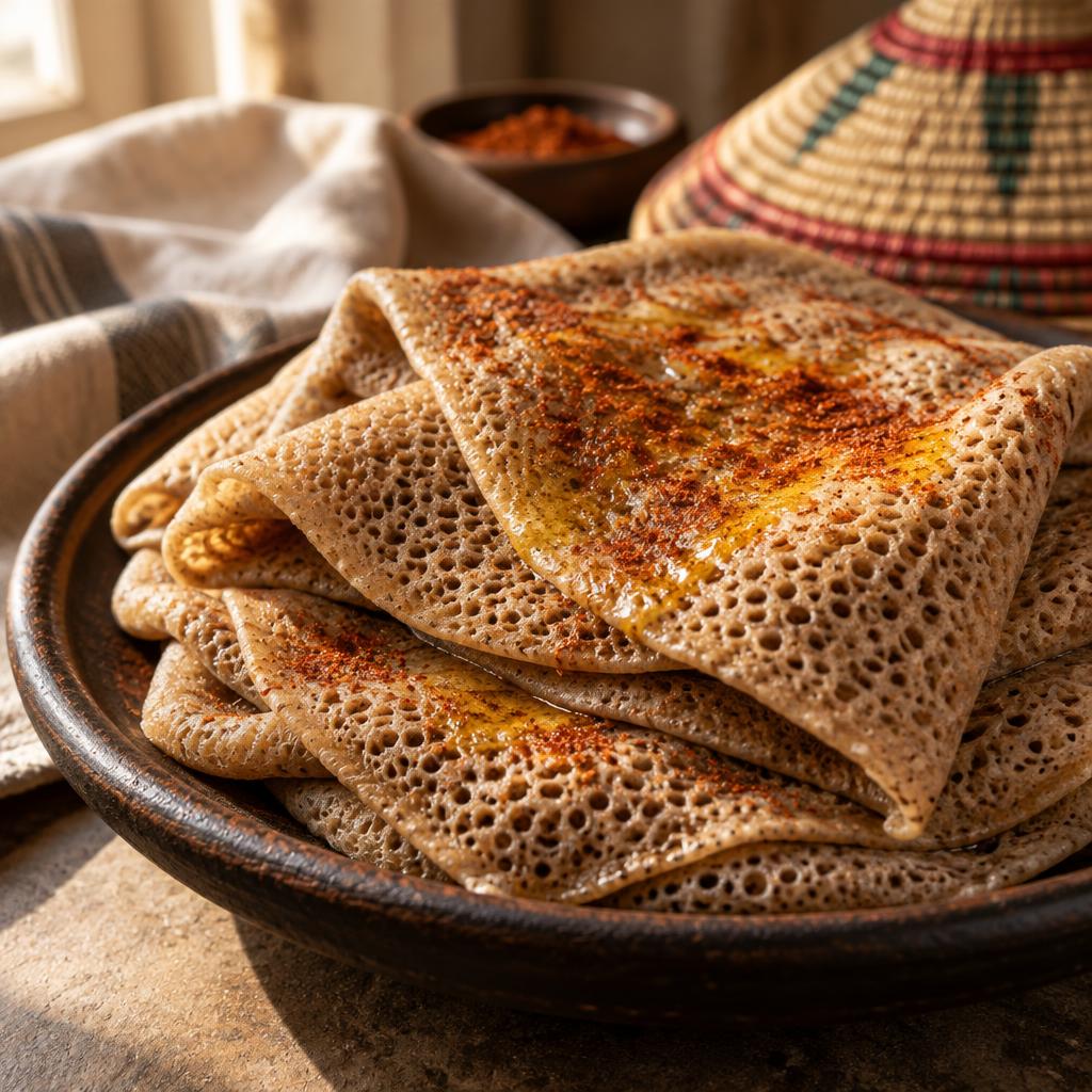 Teff injera